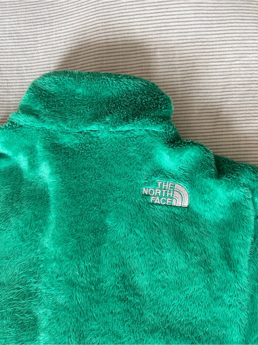 The North Face Osito Fleece Jacket Emerald Green Full Zip Women’s. Size M - Picture 4 of 8